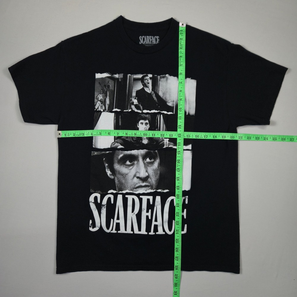 Scarface Movie Graphic T-Shirt Men's‎ Large Black Tony Montana Retro Film Tee - Picture 3 of 5
